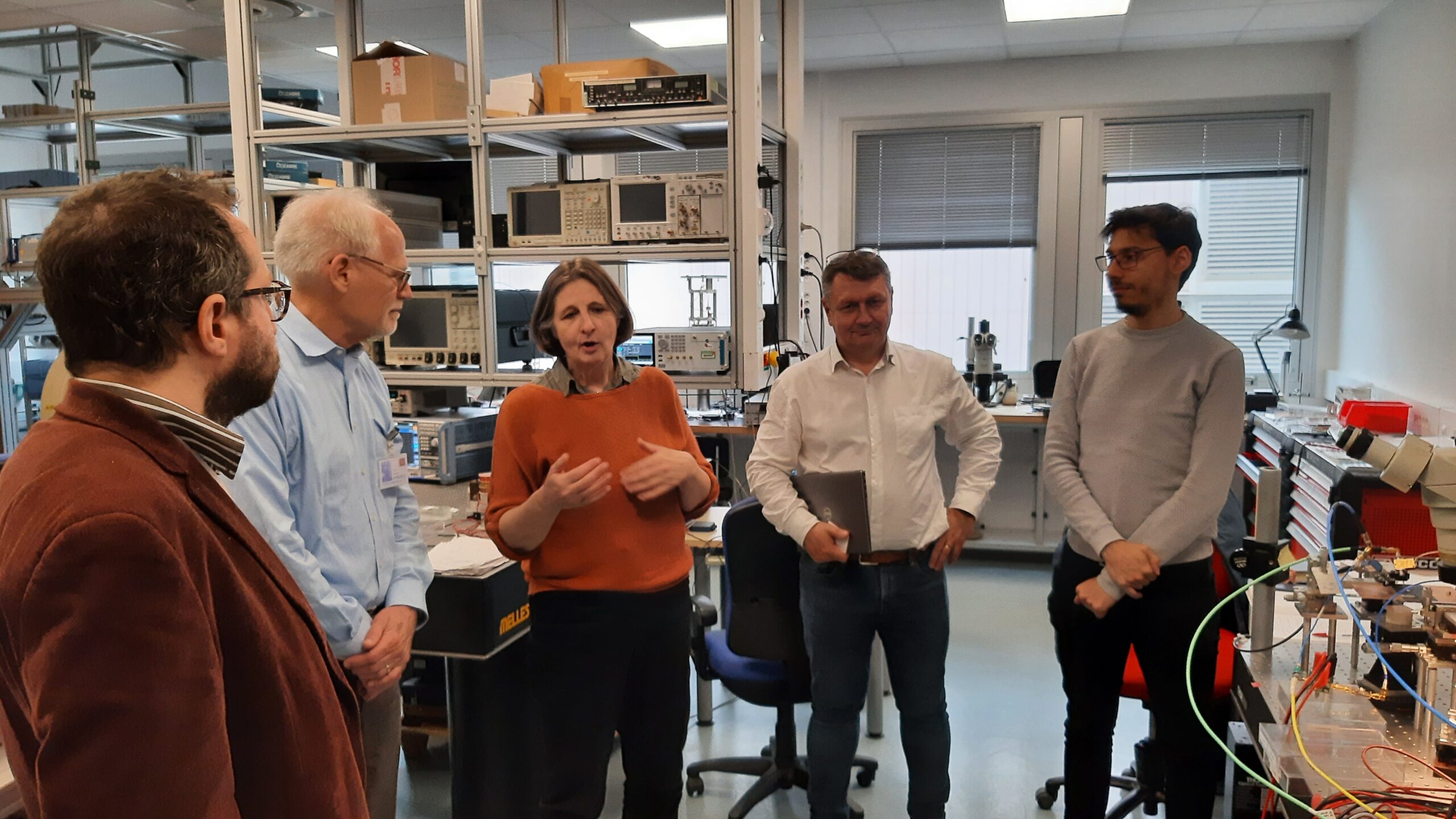  Visite du président d’IEEE, Thomas Coughlin, au laboratoire SPINTEC 